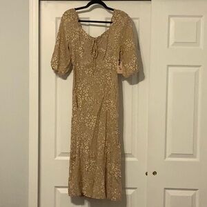 NWT Sincerely Jules Cheetah Print Maxi Dress